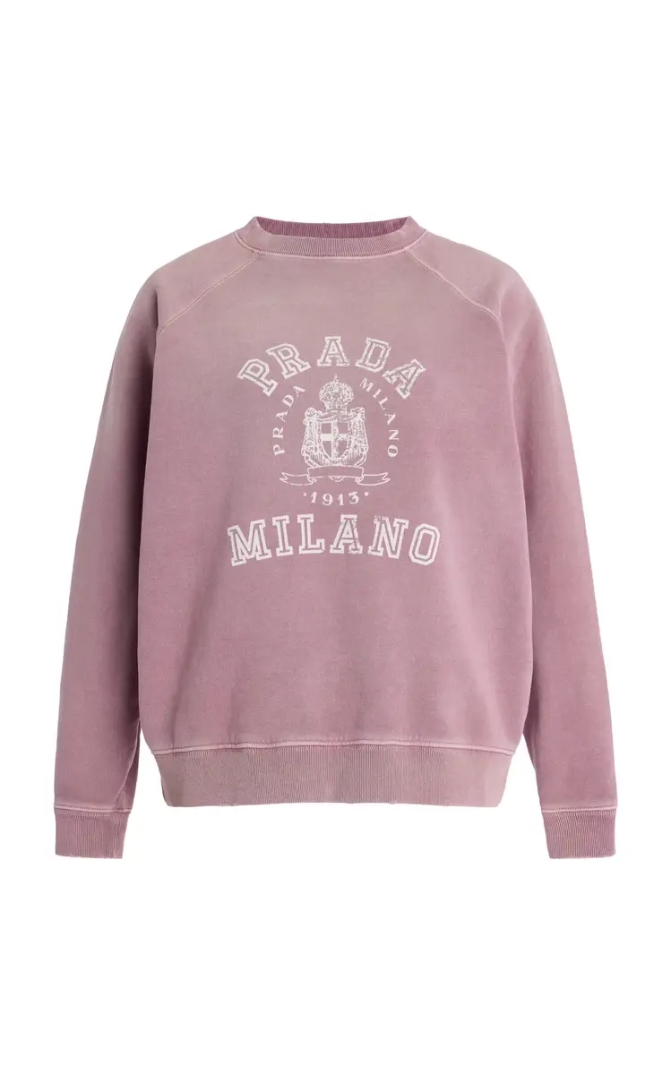 Prada Cotton Sweatshirt | Thumbnail 6 Prada Cotton Sweatshirt | Thumbnail 6