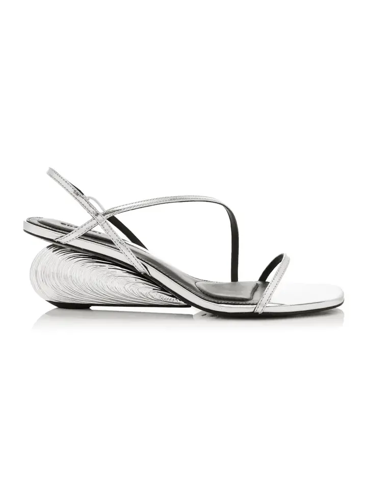 Bridget Metallic Wedge Leather Sandals Bridget Metallic Wedge Leather Sandals