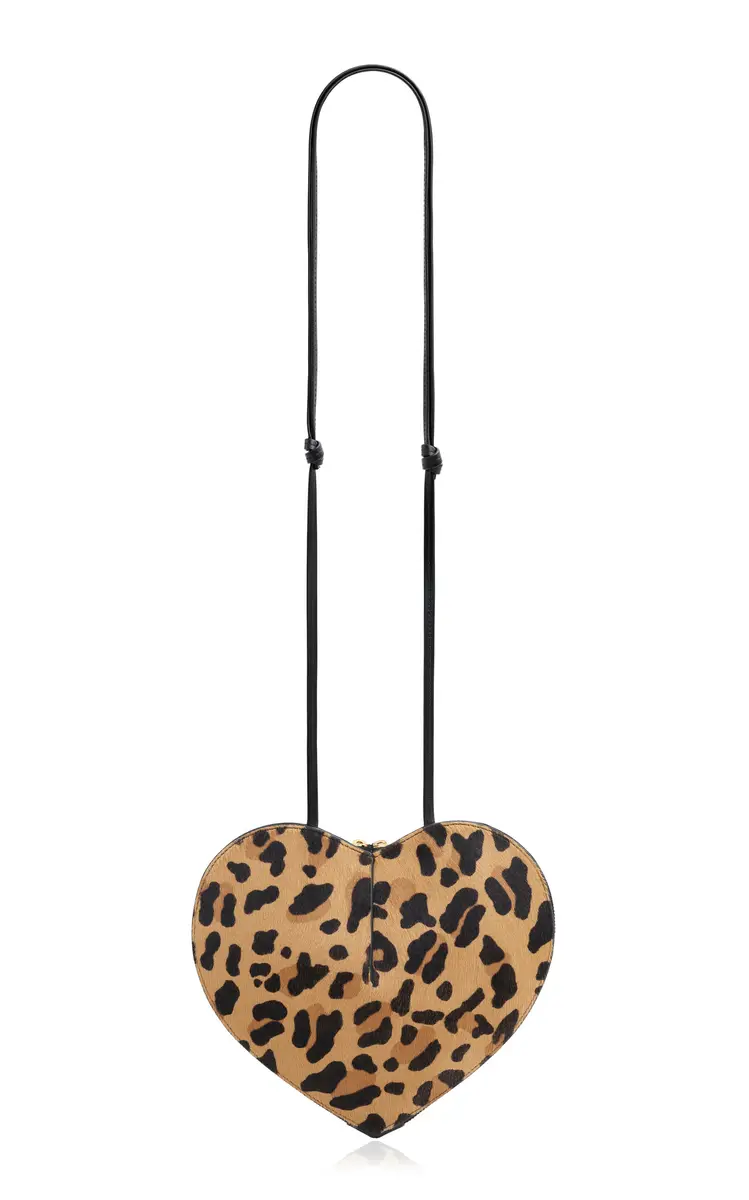 Alaïa Le Coeur Leopard-Print Pony Hair Bag | Thumbnail 5