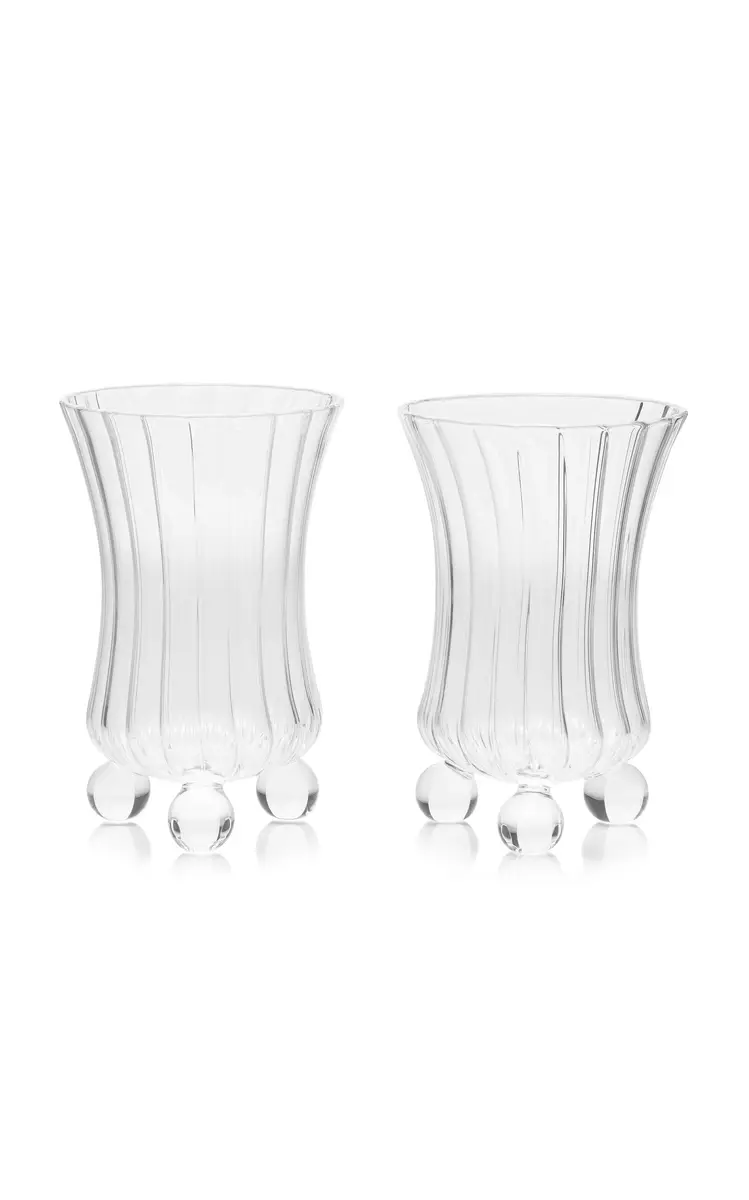 Moda Domus Le Jardin Set-of-Two Water Glasses