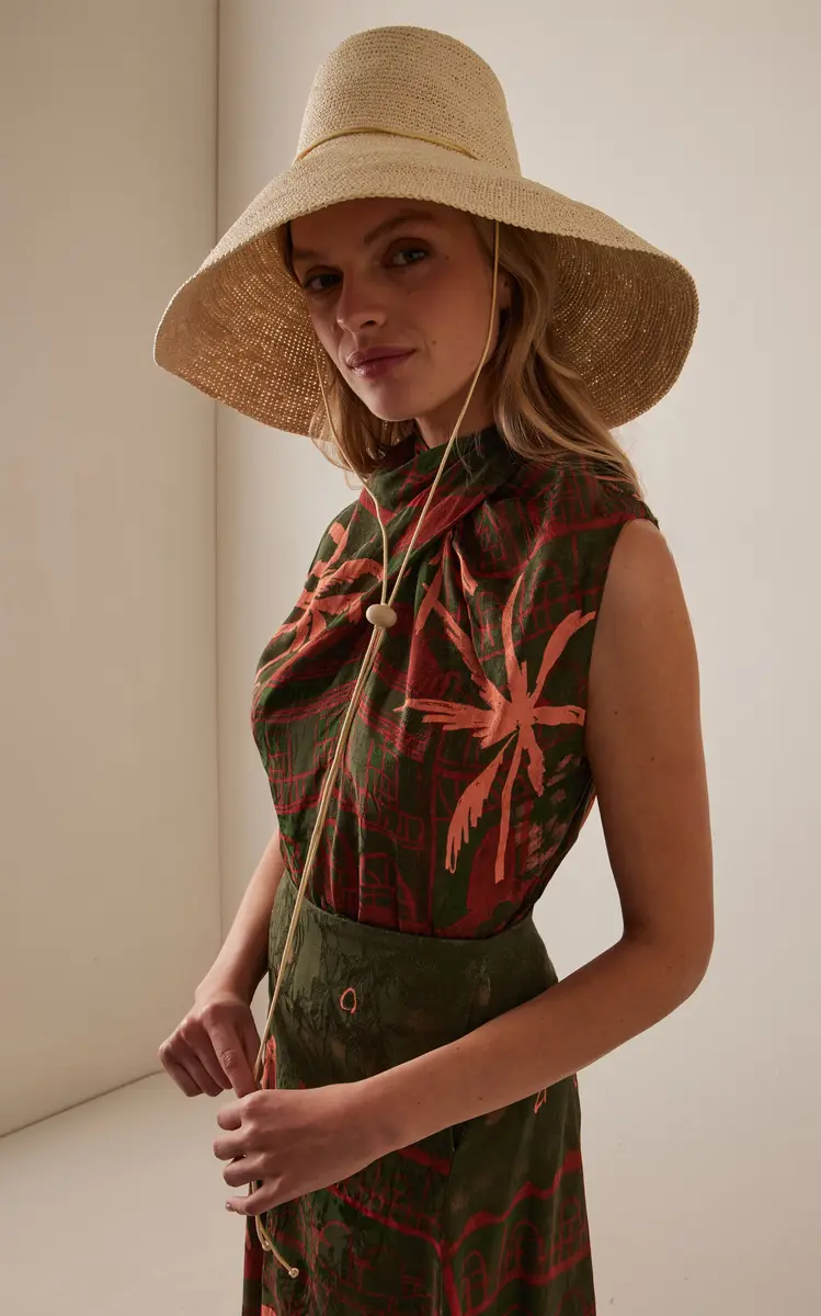 Johanna Ortiz Symbols Of Pride Toquilla Straw Sun Hat | Thumbnail 2 Johanna Ortiz Symbols Of Pride Toquilla Straw Sun Hat | Thumbnail 2