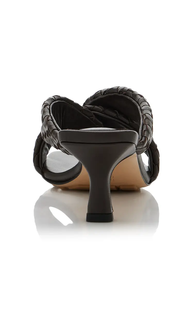 Bottega Veneta Riva Intecciato Leather Sandals | Thumbnail 5