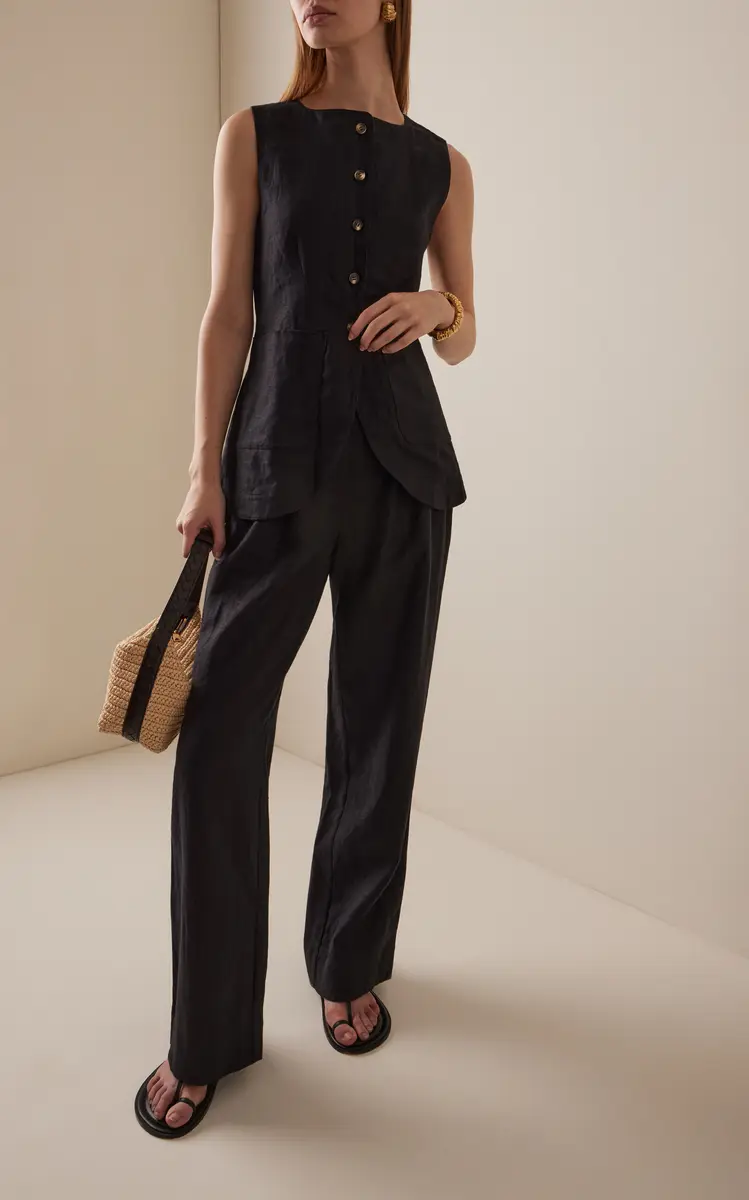 Posse Exclusive Louis Linen Trousers | Thumbnail 2