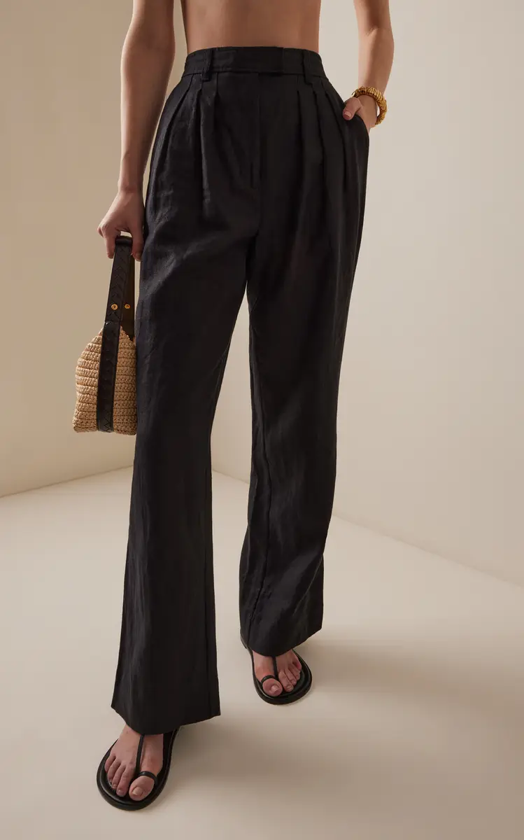 Posse Exclusive Louis Linen Trousers | Thumbnail 3