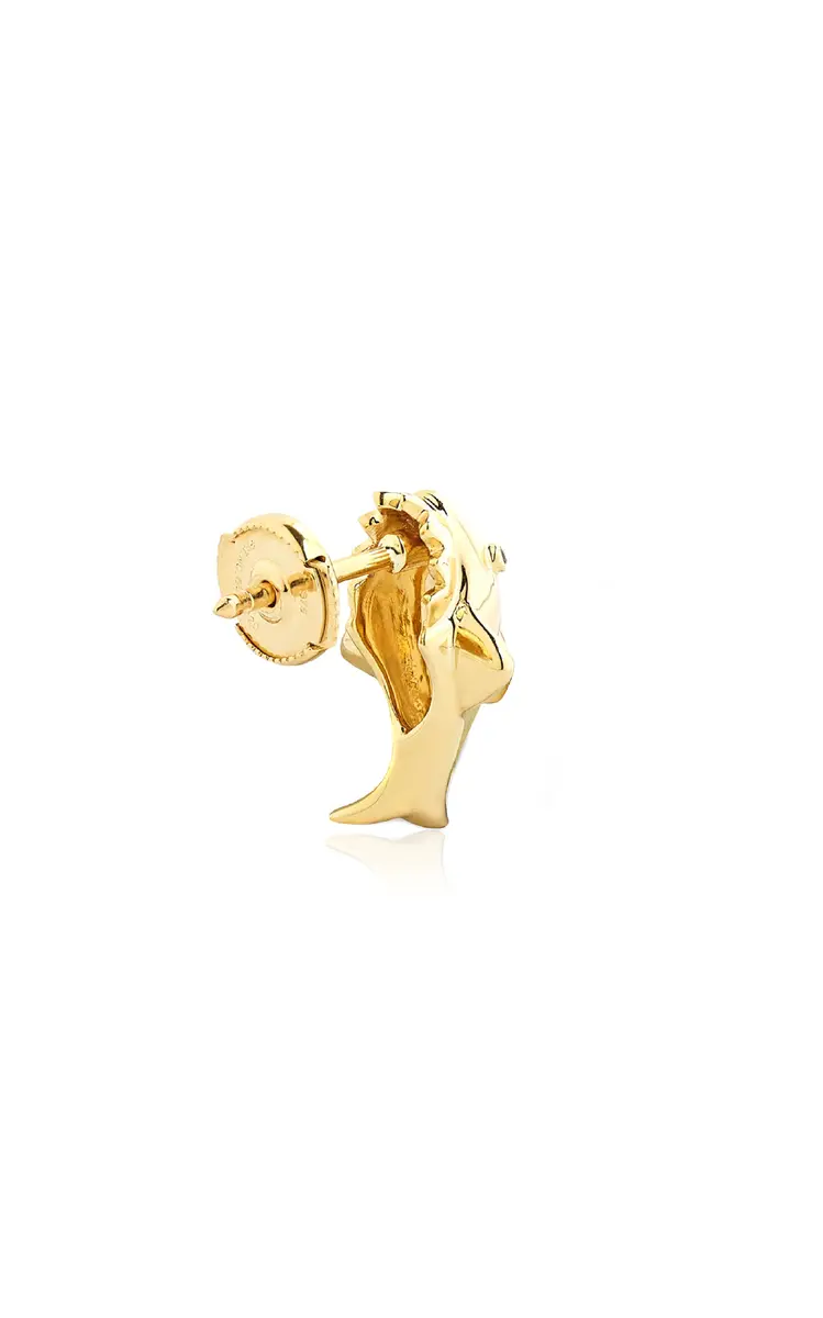 Yvonne Léon 9K Gold Diamond Single Earring | Thumbnail 4 Yvonne Léon 9K Gold Diamond Single Earring | Thumbnail 4