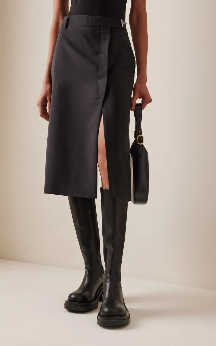 Prada Mohair Midi Skirt | Thumbnail 3 Prada Mohair Midi Skirt | Thumbnail 3