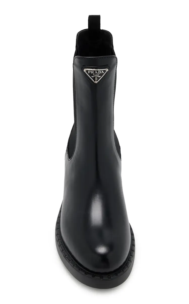 Prada Leather Chelsea Boots | Thumbnail 3 Prada Leather Chelsea Boots | Thumbnail 3