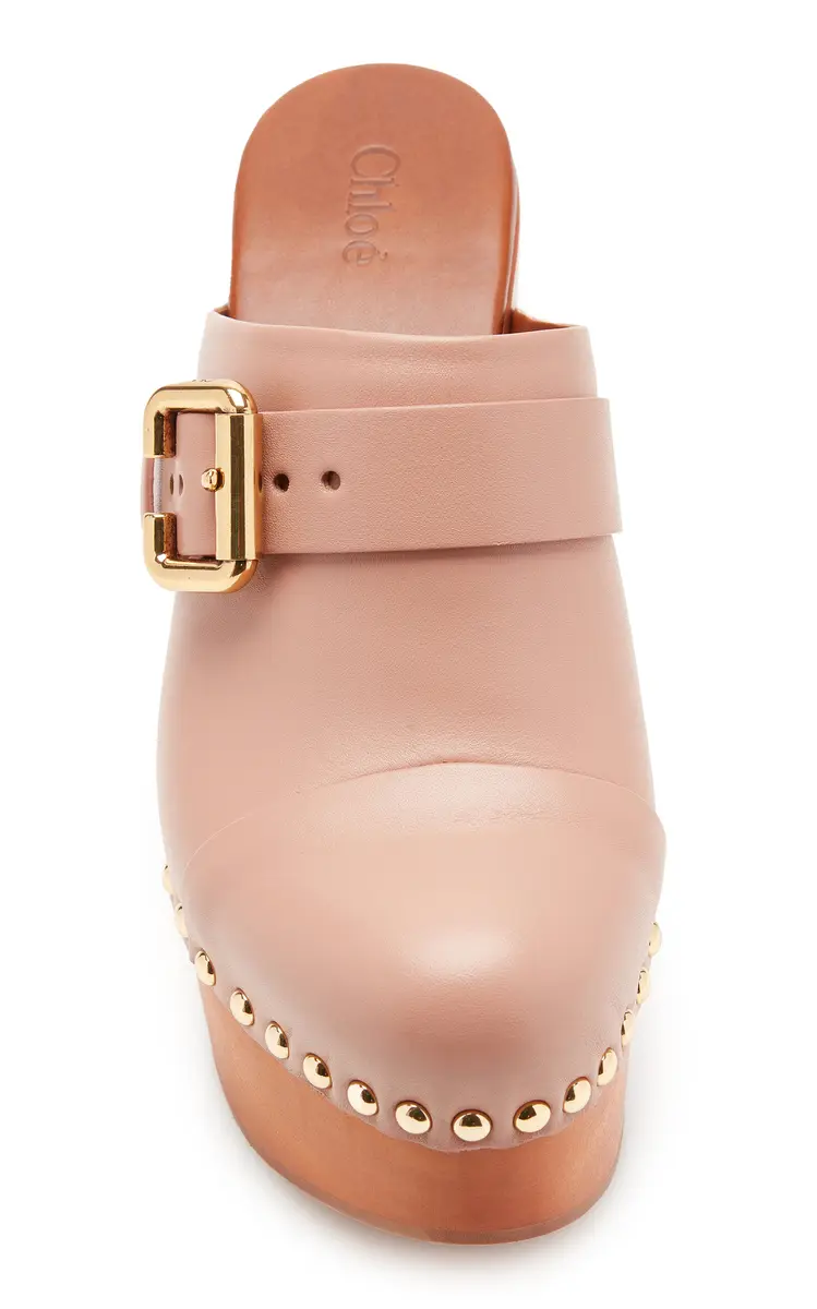Chloé Jeannette Leather Platform Clogs | Thumbnail 5 Chloé Jeannette Leather Platform Clogs | Thumbnail 5