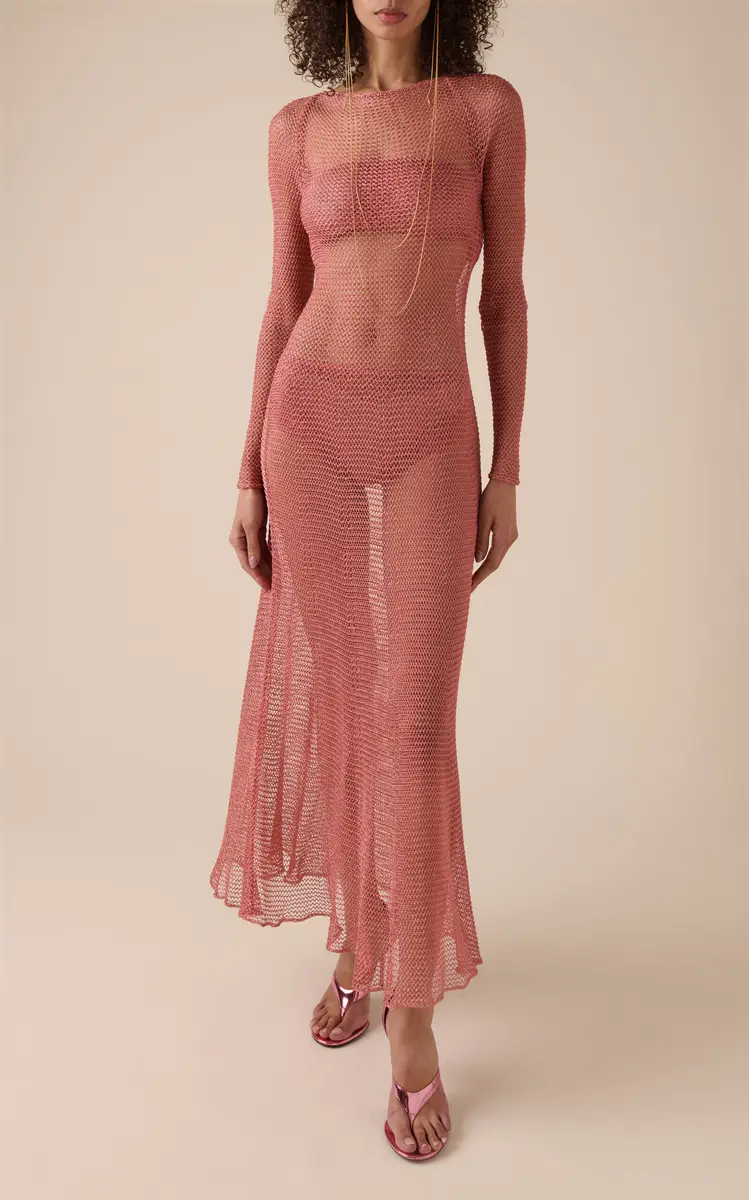 Alaïa Knit Midi Dress | Thumbnail 2 Alaïa Knit Midi Dress | Thumbnail 2