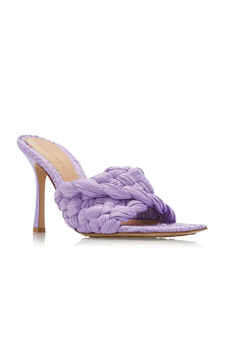Bottega Veneta Stretch Raffia Sandals | Thumbnail 6