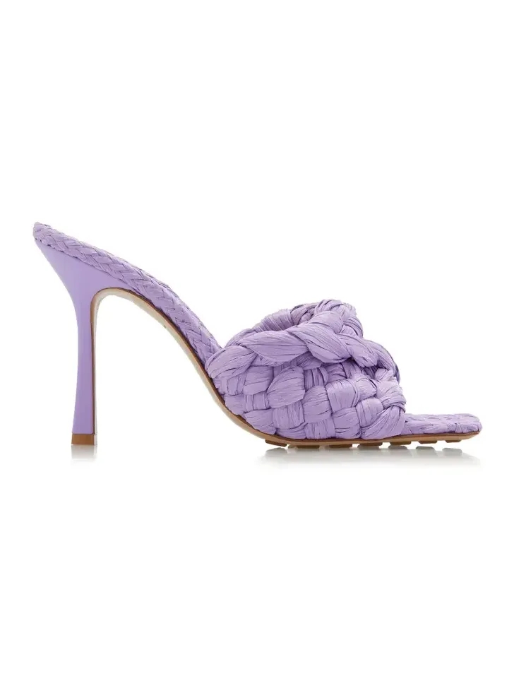 Bottega Veneta Stretch Raffia Sandals