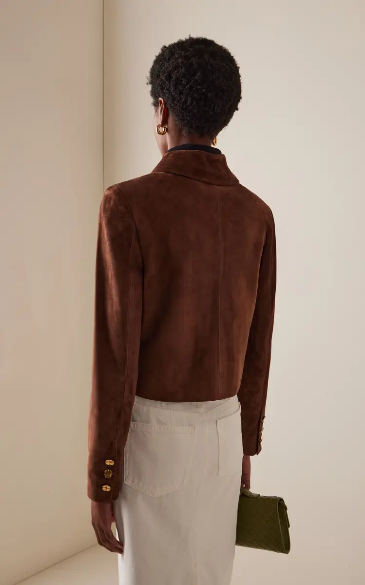 Altuzarra Astley Fitted Suede Jacket | Thumbnail 4