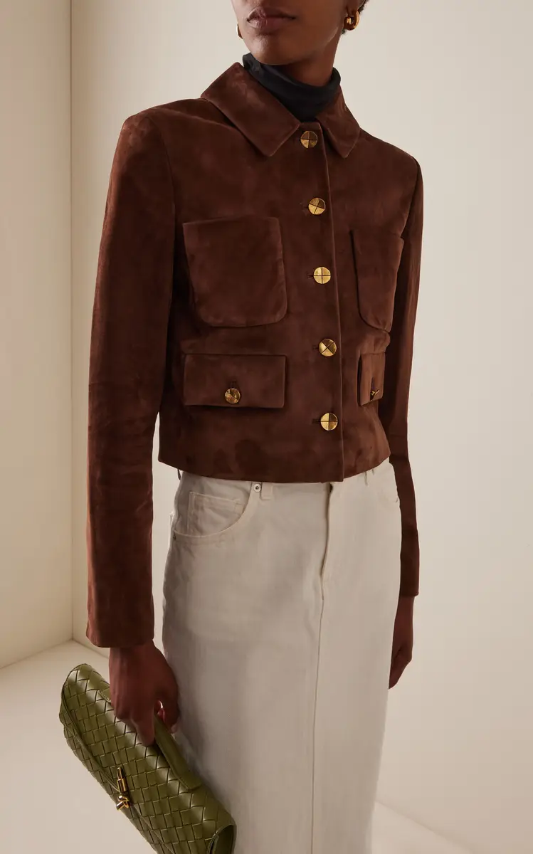 Altuzarra Astley Fitted Suede Jacket | Thumbnail 7