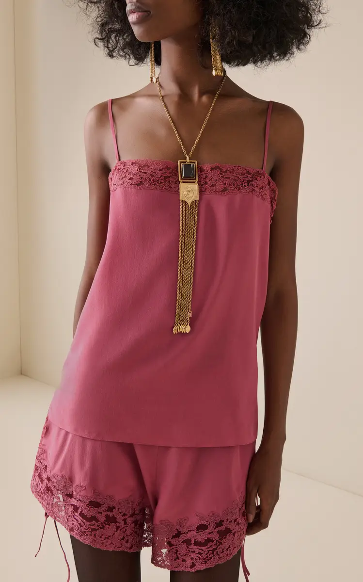 Chloé Organic Silk Crepe De Chine Top | Thumbnail 2
