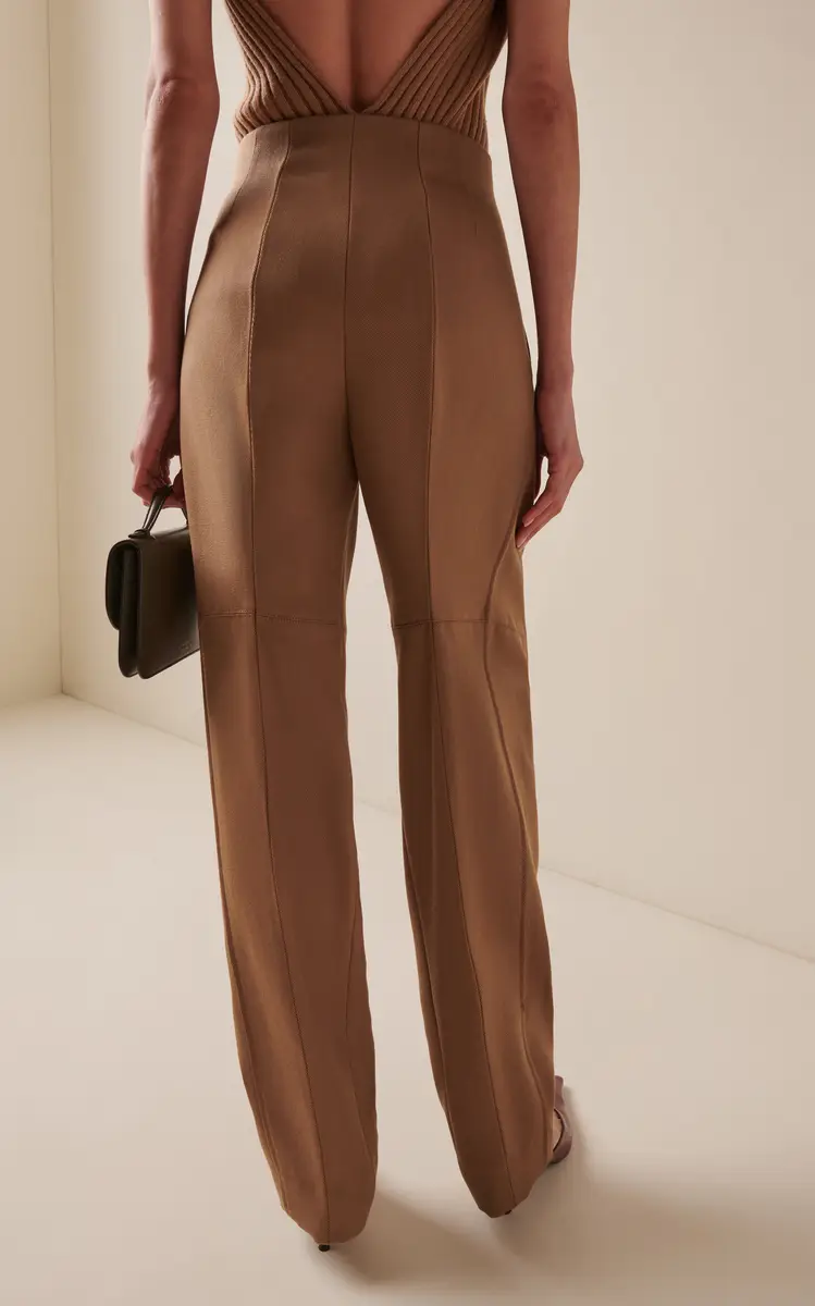 Victoria Beckham Virgin-Wool Barrel-Leg Pants | Thumbnail 5