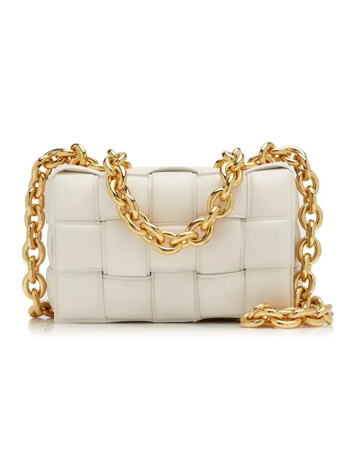The Chain Padded Cassette Leather Bag The Chain Padded Cassette Leather Bag