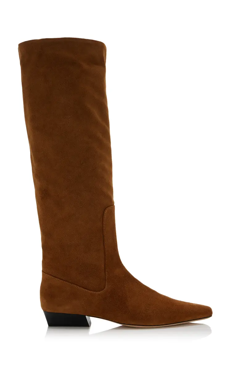 Staud Wally Suede Knee Boots | Thumbnail 2