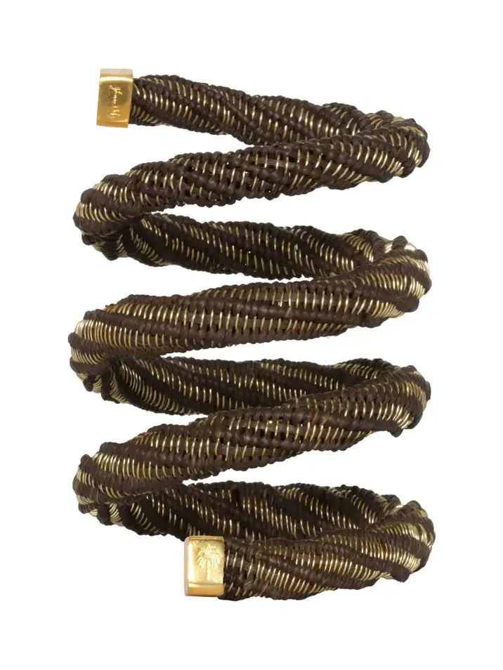 Johanna Ortiz Mayahuel Goddess Leather Wrap Bangle