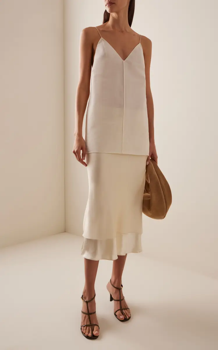 Khaite Talsie Silk-Cotton Organza Tank Top | Thumbnail 3 Khaite Talsie Silk-Cotton Organza Tank Top | Thumbnail 3