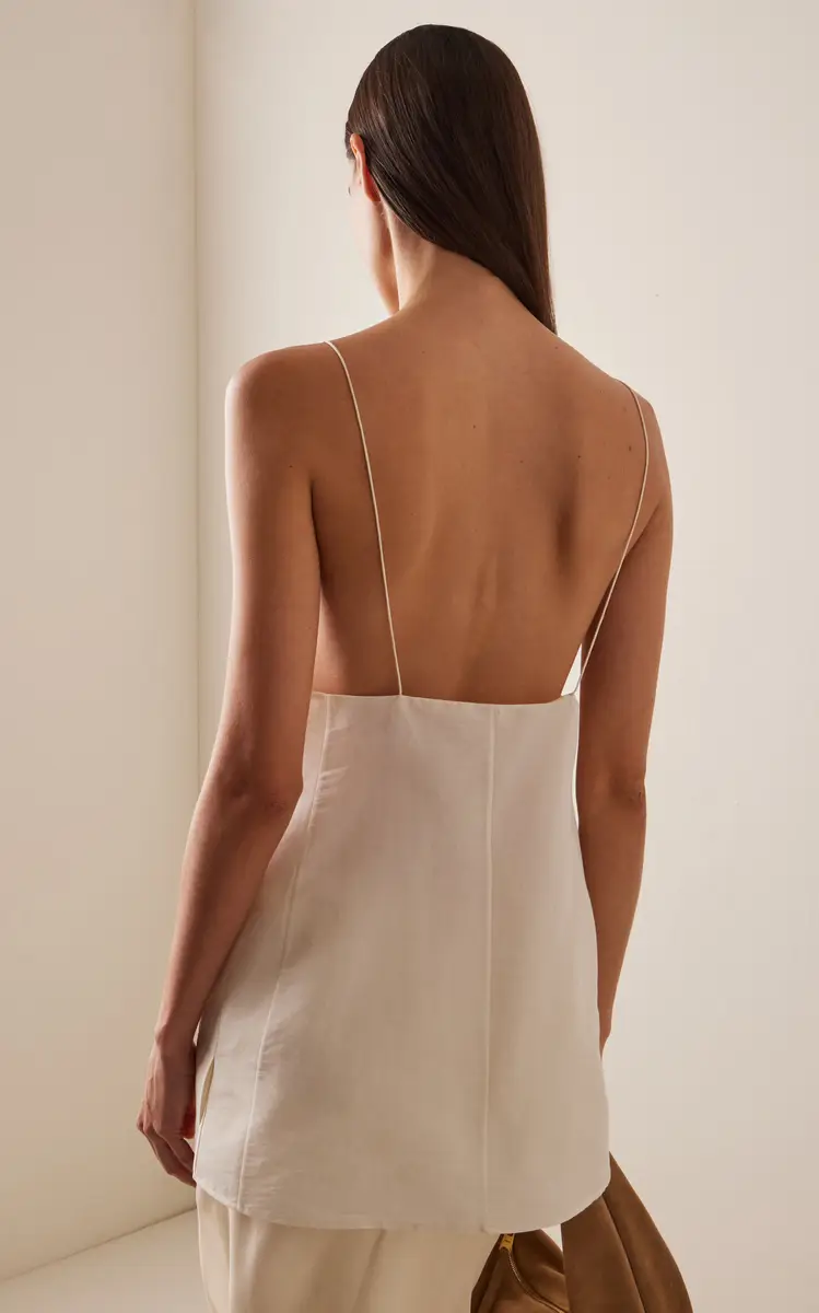 Khaite Talsie Silk-Cotton Organza Tank Top | Thumbnail 4 Khaite Talsie Silk-Cotton Organza Tank Top | Thumbnail 4