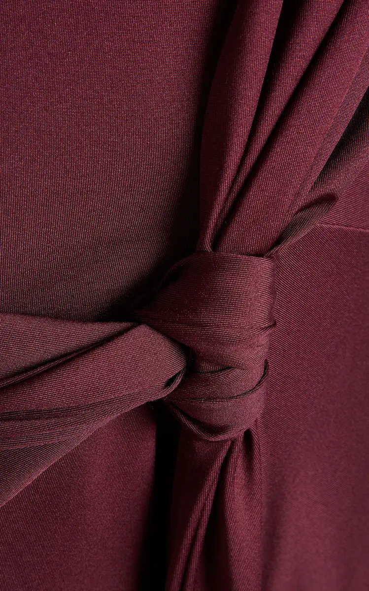 Victoria Beckham Twist-Detailed Jersey Maxi Dress | Thumbnail 5 Victoria Beckham Twist-Detailed Jersey Maxi Dress | Thumbnail 5