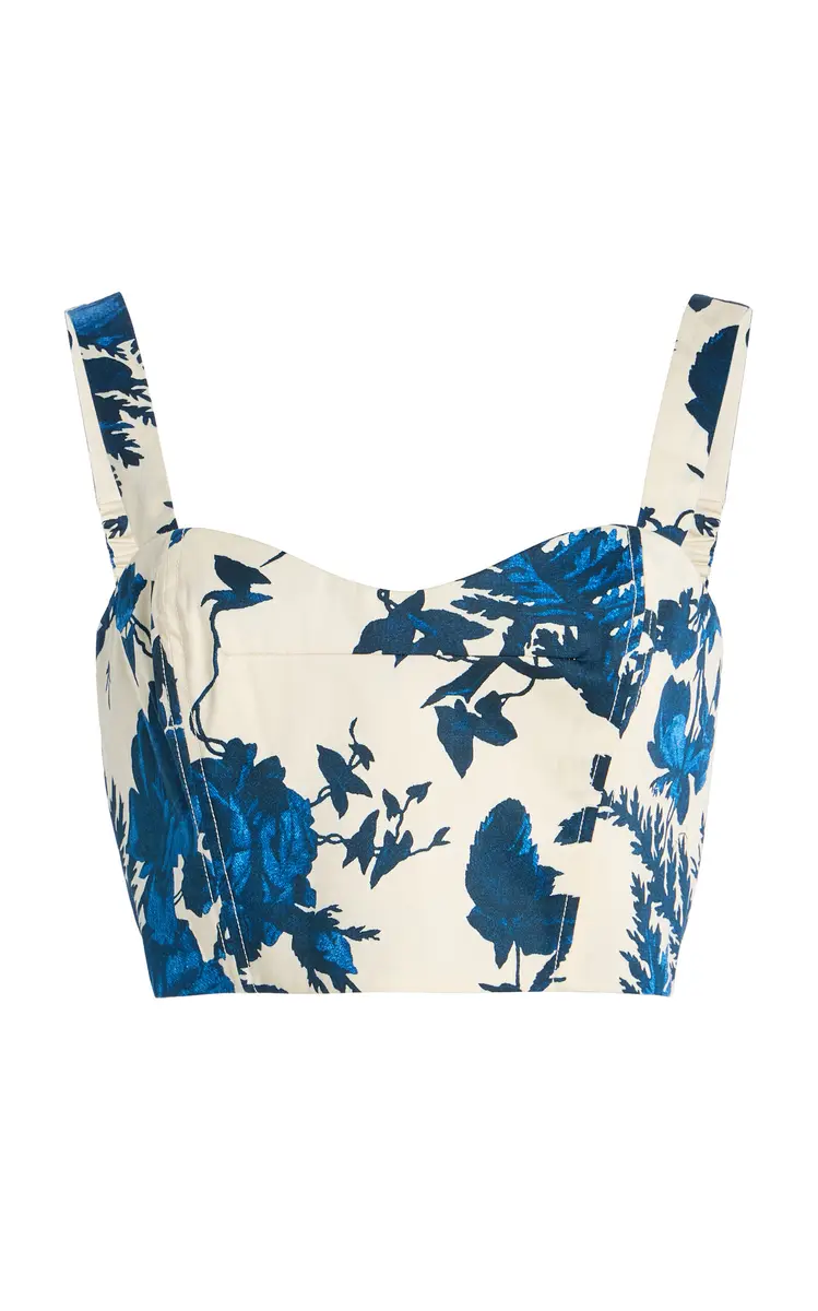 Cara Cara Opal Rosehip-Printed Cotton Top | Image 1 Cara Cara Opal Rosehip-Printed Cotton Top | Image 1