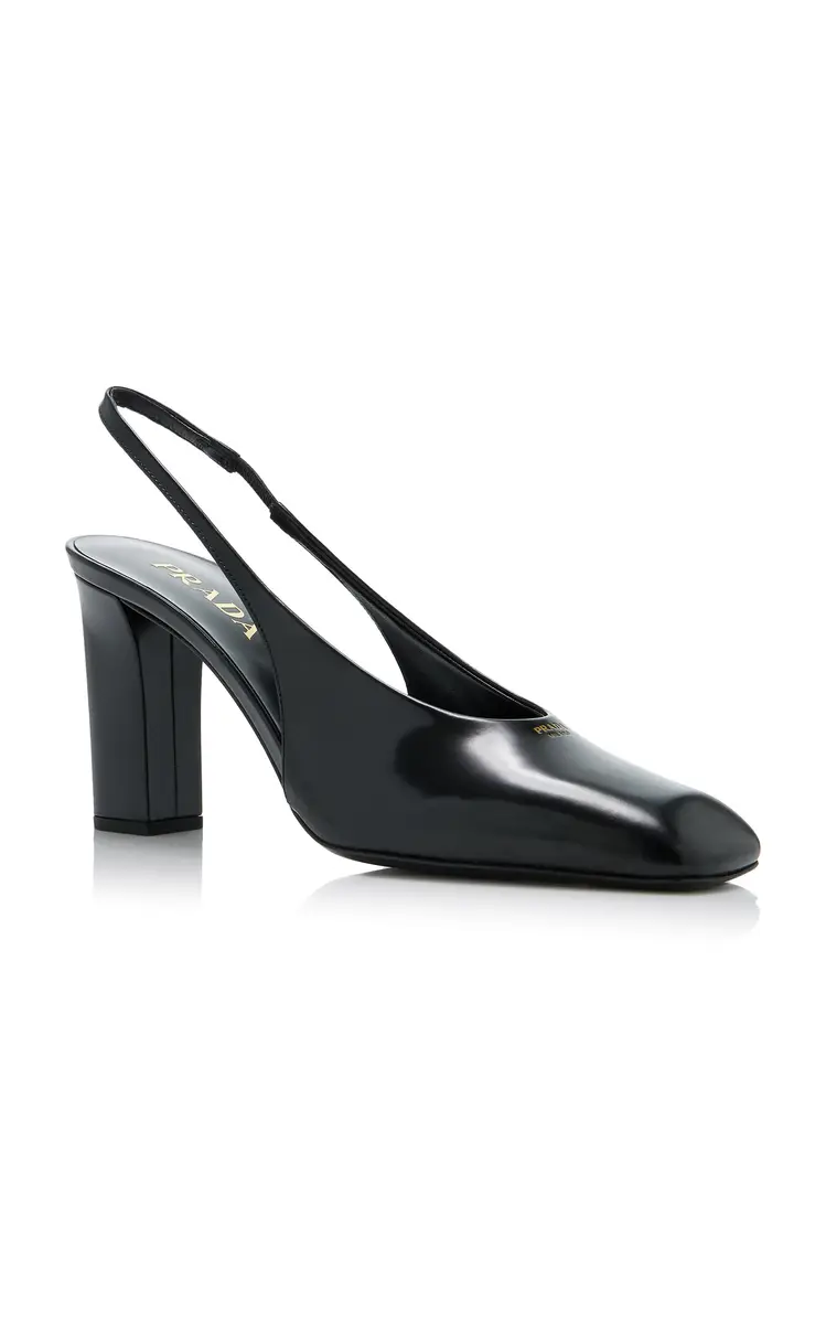 Prada Leather Slingback Pumps | Thumbnail 4 Prada Leather Slingback Pumps | Thumbnail 4