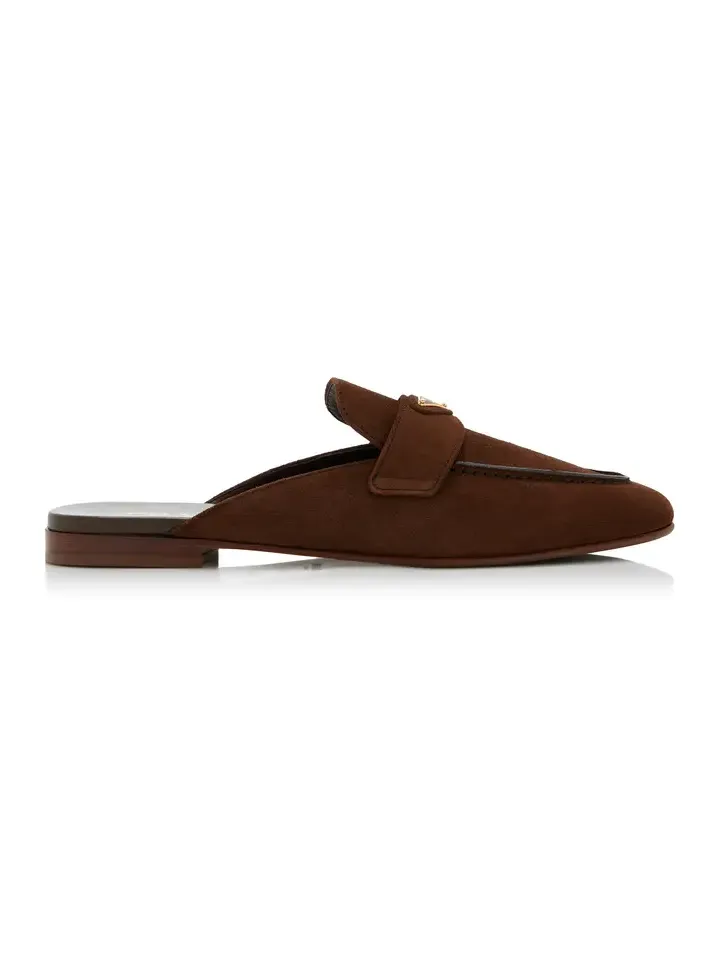 Suede Loafer Mules Suede Loafer Mules