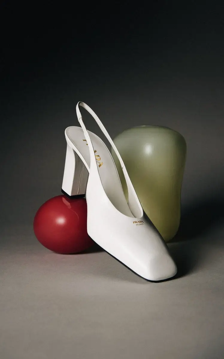 Prada Leather Slingback Pumps | Thumbnail 2 Prada Leather Slingback Pumps | Thumbnail 2