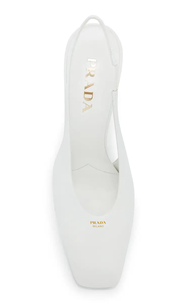 Prada Leather Slingback Pumps | Thumbnail 5 Prada Leather Slingback Pumps | Thumbnail 5