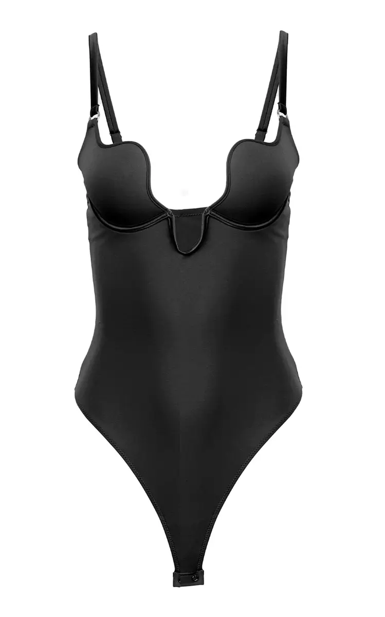 Fleur du Mal Le Stretch Micro Plunge Bodysuit | Thumbnail 2 Fleur du Mal Le Stretch Micro Plunge Bodysuit | Thumbnail 2
