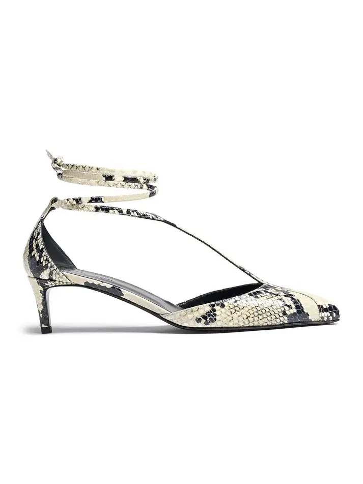 Mia Python-Effect Leather Pumps Mia Python-Effect Leather Pumps