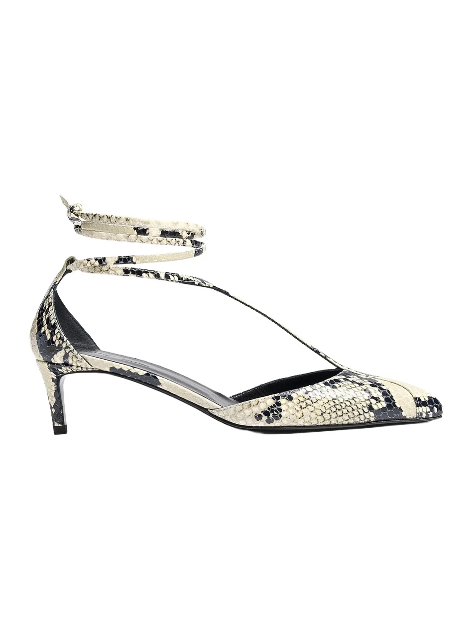 Mia Python-Effect Leather Pumps Mia Python-Effect Leather Pumps