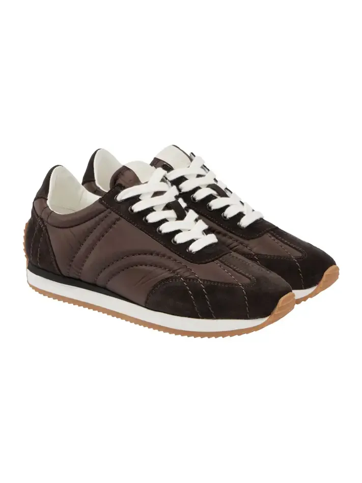Sport Leather-Trimmed Nylon Sneakers Sport Leather-Trimmed Nylon Sneakers