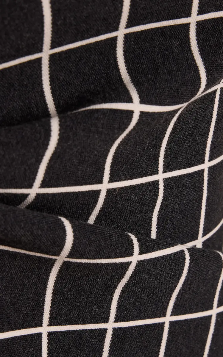 HIGH SPORT Inna Windowpane Cotton-Blend Knit Top | Thumbnail 5 HIGH SPORT Inna Windowpane Cotton-Blend Knit Top | Thumbnail 5