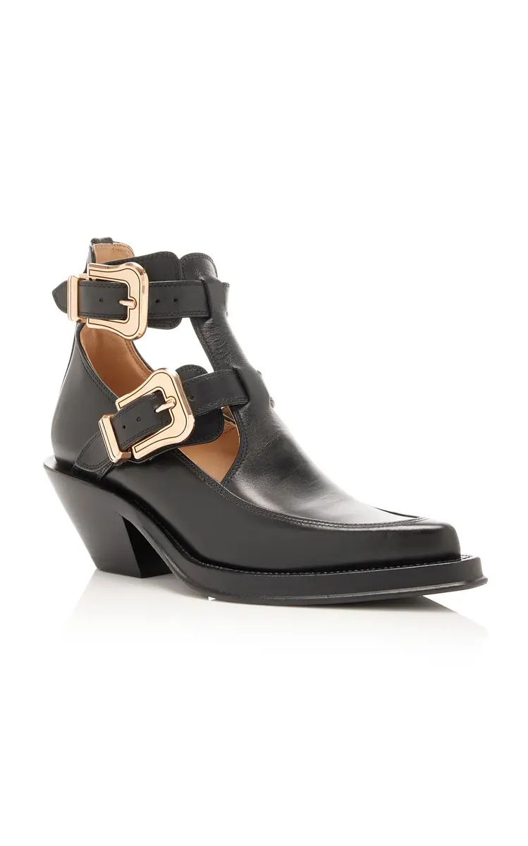 Gabriela Hearst Castro Buckle-Detailed Leather Ankle Boots | Thumbnail 3 Gabriela Hearst Castro Buckle-Detailed Leather Ankle Boots | Thumbnail 3