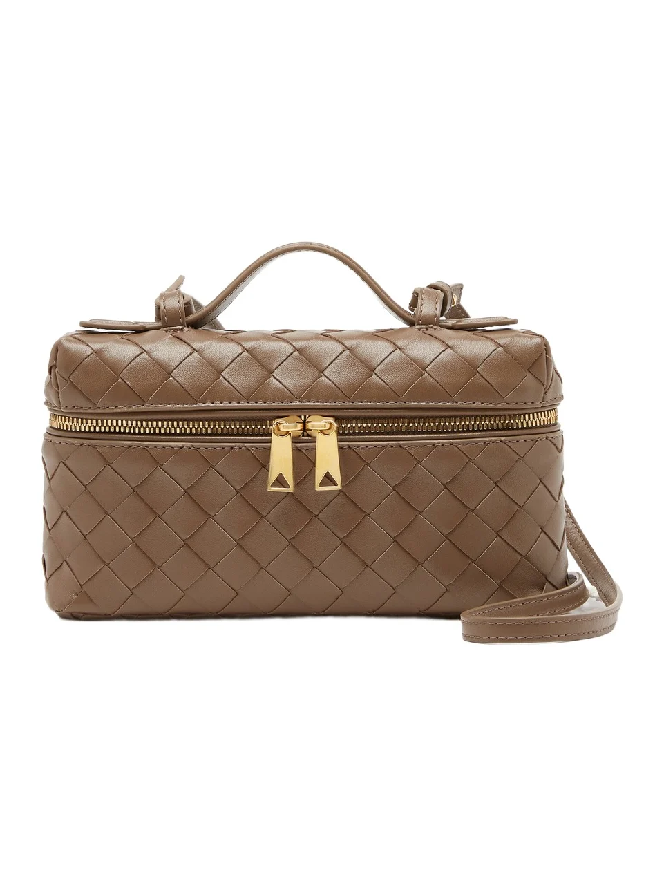 Bang Bang Intrecciato Leather Vanity Case Bang Bang Intrecciato Leather Vanity Case