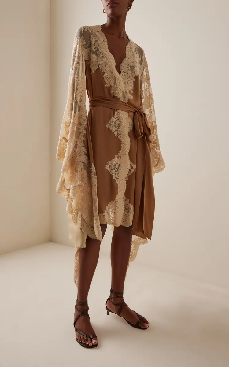 Zimmermann Hypnotic Satin Wrap Dress | Thumbnail 11