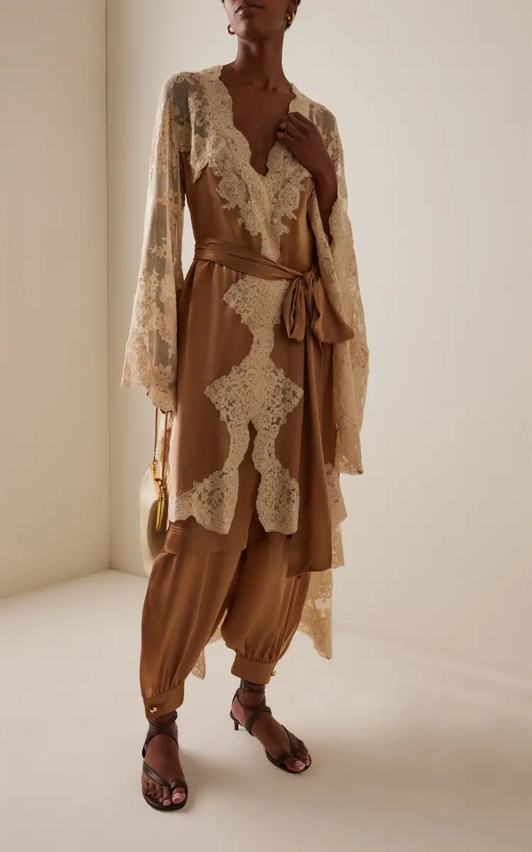 Zimmermann Hypnotic Satin Wrap Dress | Thumbnail 5