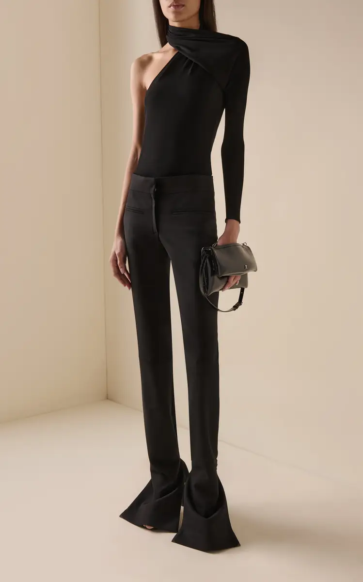 Courrèges Double Hem Polywool Pants | Thumbnail 2 Courrèges Double Hem Polywool Pants | Thumbnail 2