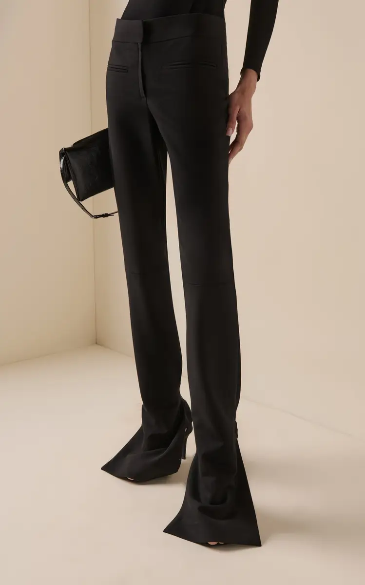 Courrèges Double Hem Polywool Pants | Thumbnail 3 Courrèges Double Hem Polywool Pants | Thumbnail 3