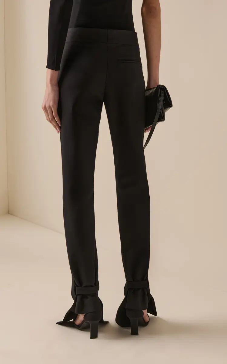 Courrèges Double Hem Polywool Pants | Thumbnail 4 Courrèges Double Hem Polywool Pants | Thumbnail 4