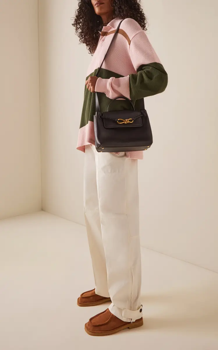 Bottega Veneta Belted Cotton Barrel Pants | Thumbnail 2 Bottega Veneta Belted Cotton Barrel Pants | Thumbnail 2