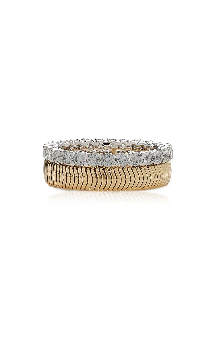 Nikos Koulis Feelings 18K Yellow And White Gold Diamond Ring | Thumbnail 4 Nikos Koulis Feelings 18K Yellow And White Gold Diamond Ring | Thumbnail 4