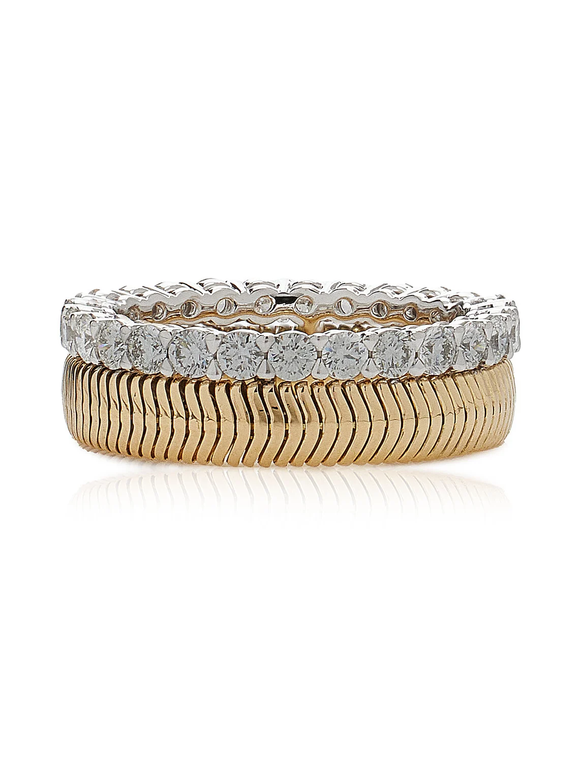 Feelings 18K Yellow And White Gold Diamond Ring Feelings 18K Yellow And White Gold Diamond Ring