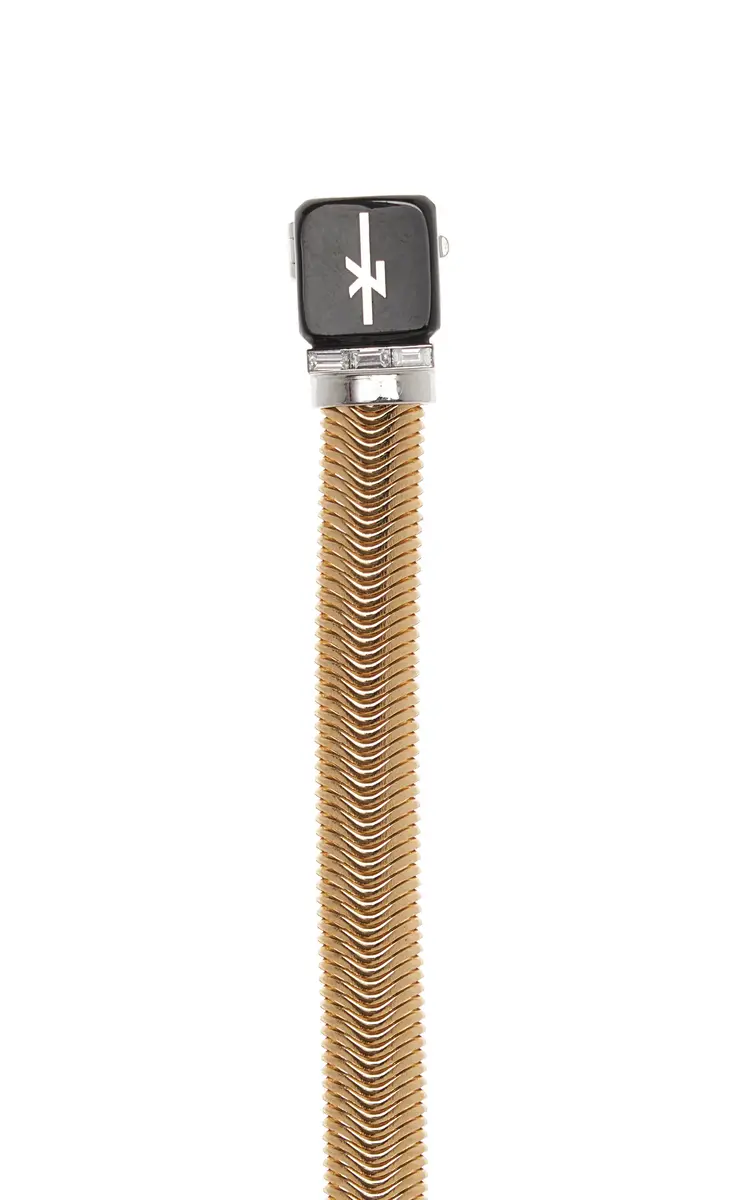 Nikos Koulis 18K White and Yellow Gold Feelings Diamond Bracelet | Thumbnail 4 Nikos Koulis 18K White and Yellow Gold Feelings Diamond Bracelet | Thumbnail 4