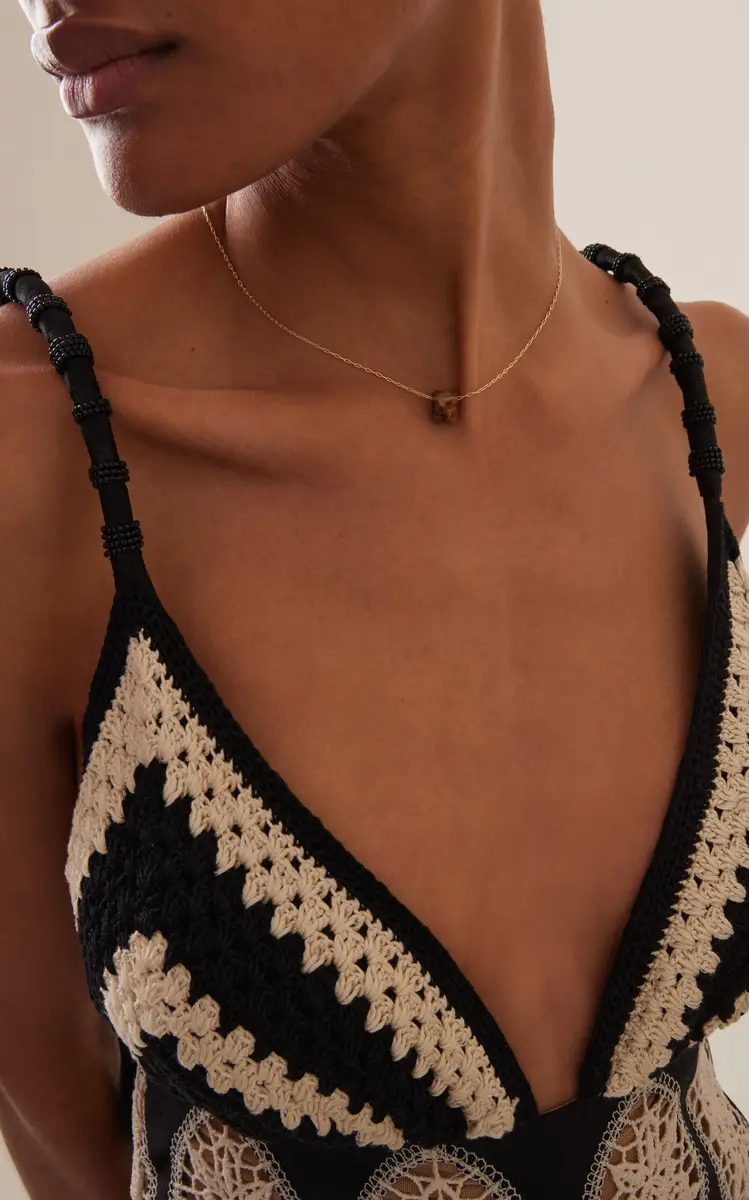 TEN THOUSAND THINGS 18k Yellow Gold Amber Necklace | Thumbnail 2
