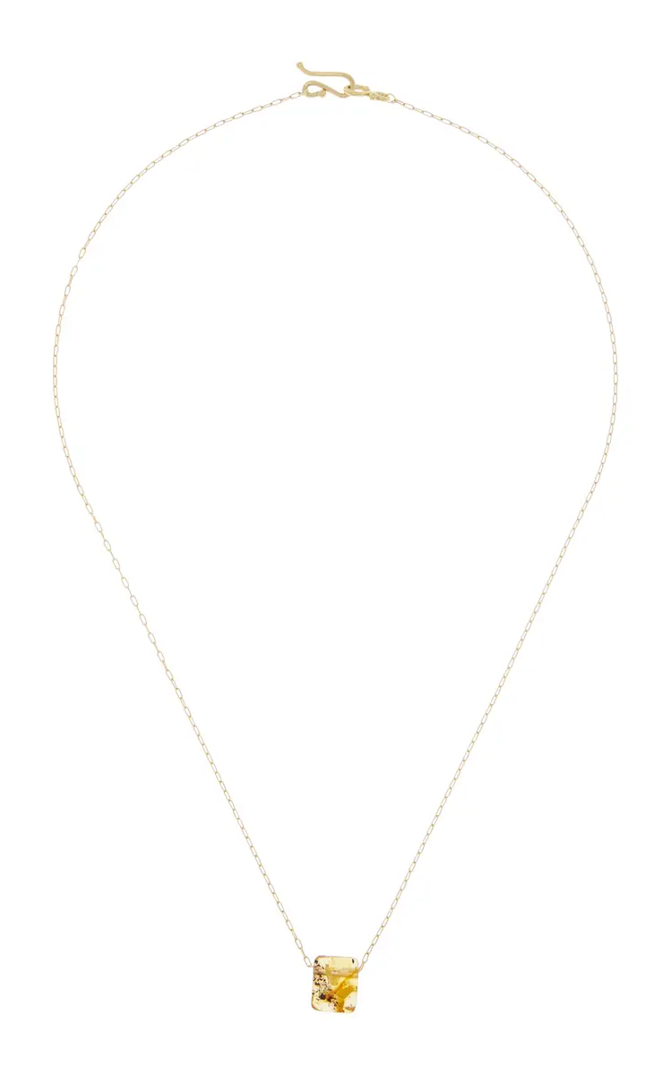 TEN THOUSAND THINGS 18k Yellow Gold Amber Necklace | Thumbnail 4