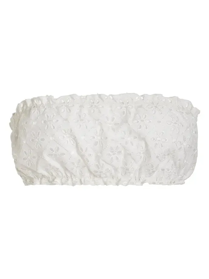Exclusive Lee Broderie Anglaise Bandeau Bikini Top Exclusive Lee Broderie Anglaise Bandeau Bikini Top
