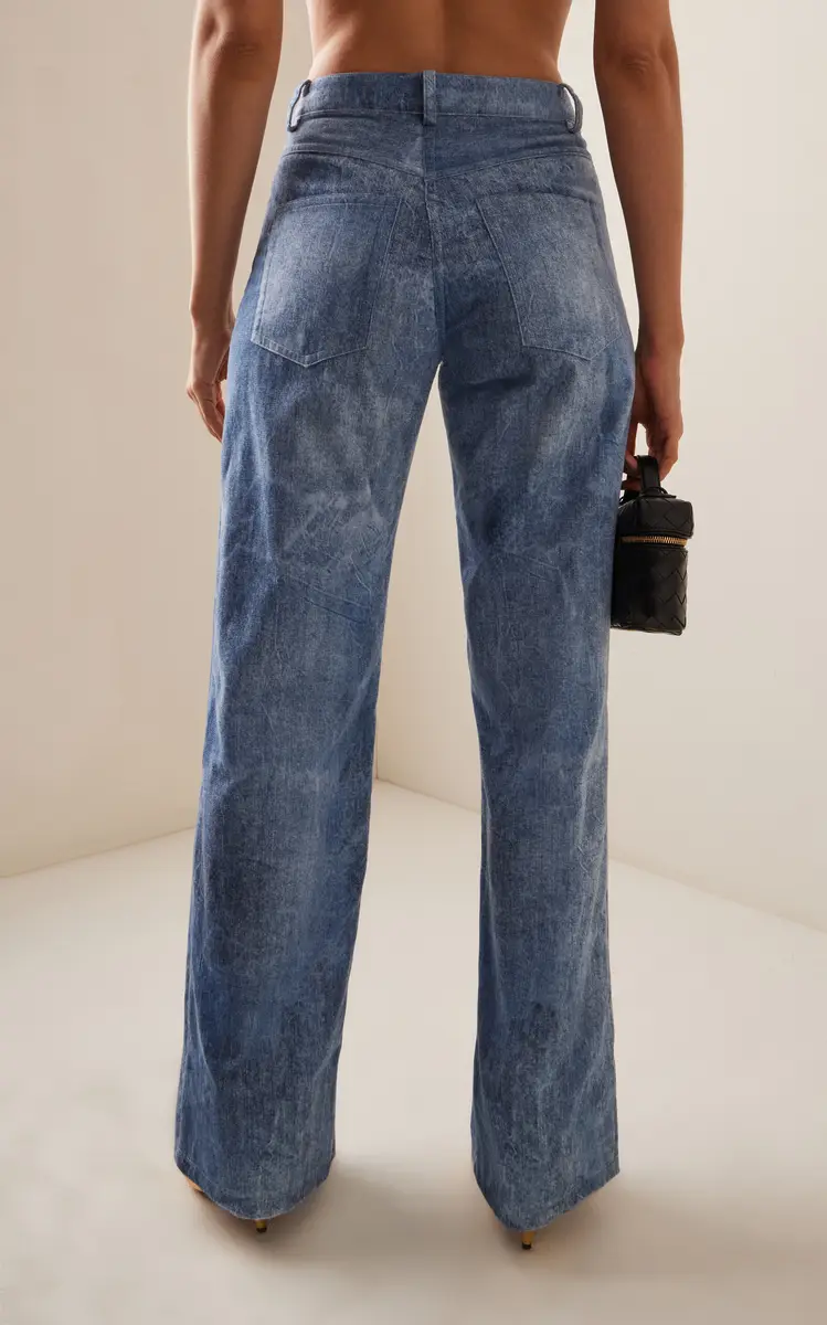 Brandon Maxwell The Reid Velvet Denim Straight-Leg Pants | Thumbnail 14 Brandon Maxwell The Reid Velvet Denim Straight-Leg Pants | Thumbnail 14